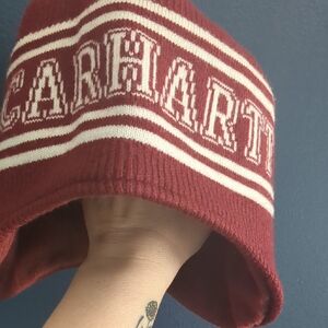 Carhartt Kids Burgundy Knit Hat